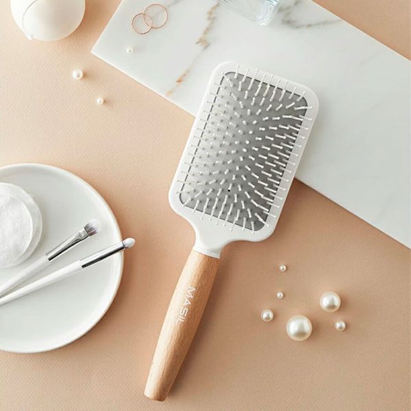 MASIL  Wooden Paddle Brush Деревянная расческа для волос, 160гр
