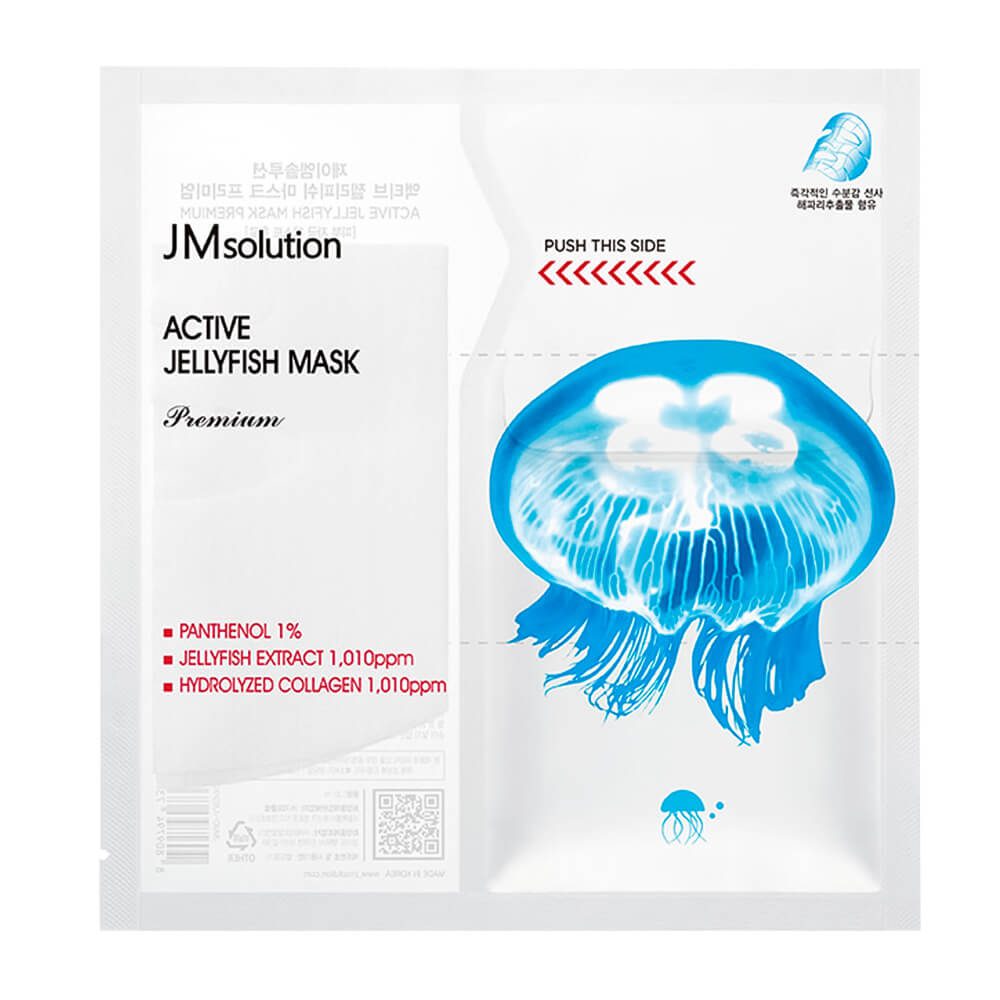 JM Solution Mask Active Jellyfish Vital Prime Тканевая маска для лица с экстрактом медузы, 33 мл