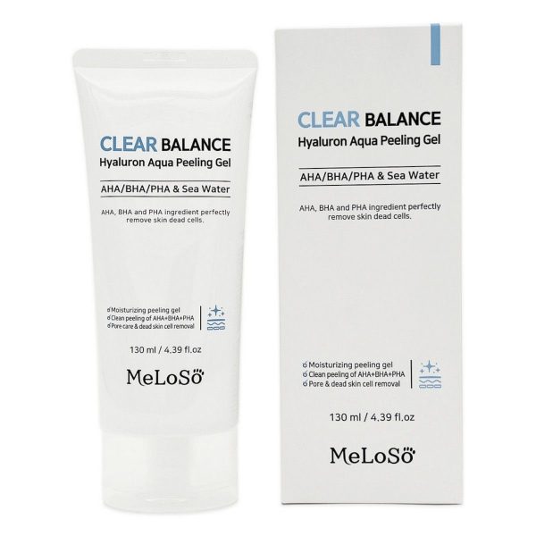Meloso Clear Balance Hyaluron Aqua Peeling Gel Пилинг-гель с гиалуроновой кислотой, 130 мл