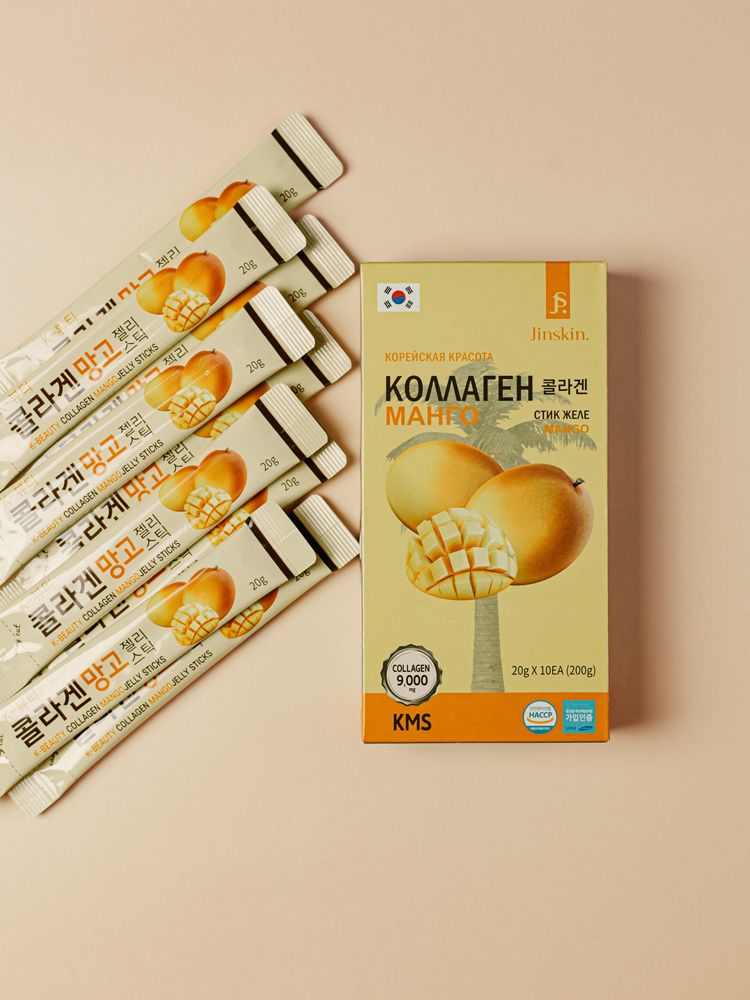 БДЖ Желе манговое в стиках Jinskin Mango jelly in sticks (20g x 10шт)