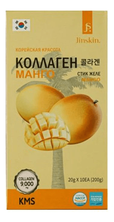 БДЖ Желе манговое в стиках Jinskin Mango jelly in sticks (20g x 10шт)