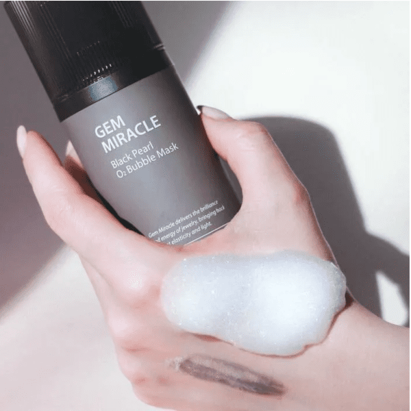 THE SAEM Маска кислородная с экстрактом жемчуга/Gem Miracle Black Pearl O2 Bubble Mask 105гр