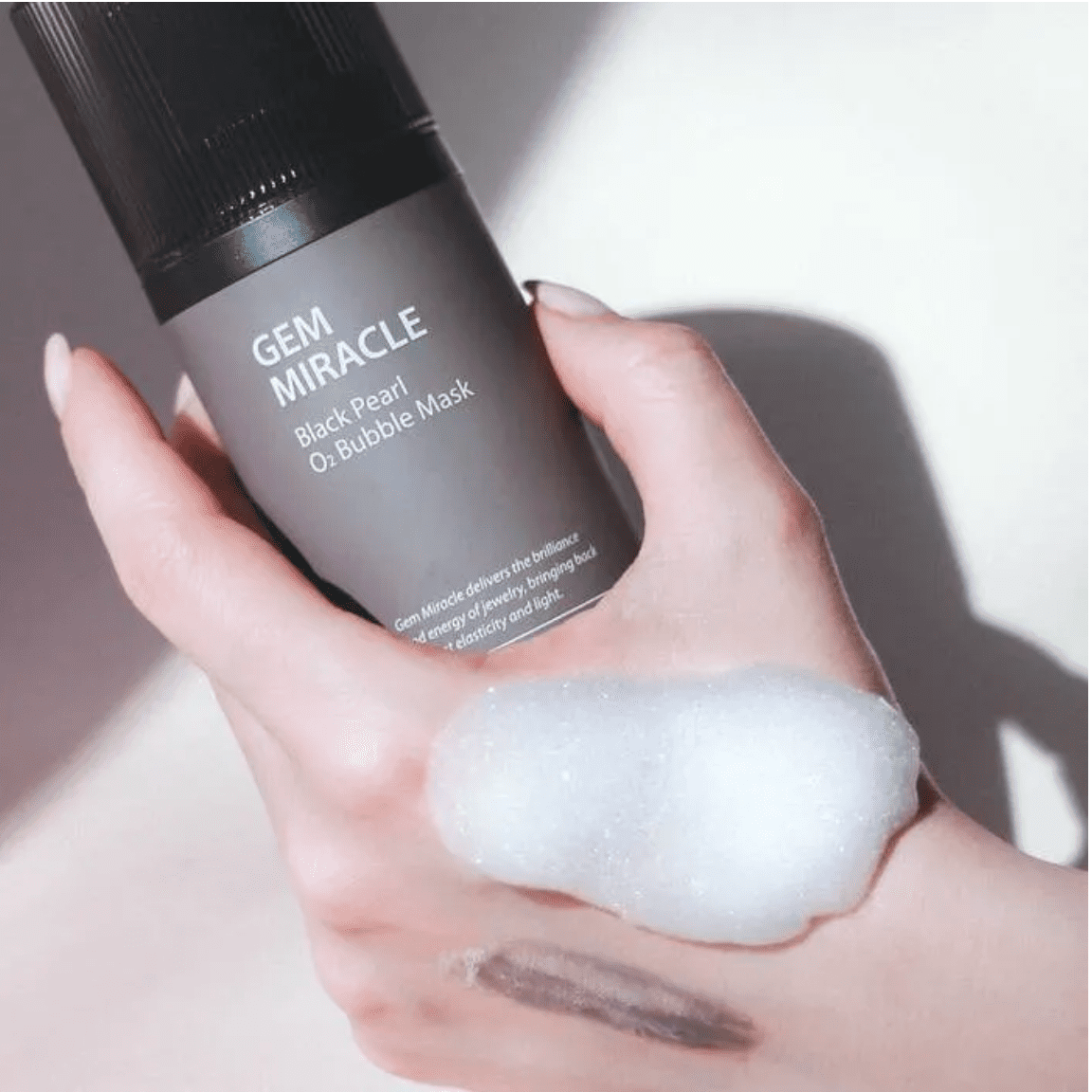 THE SAEM Маска кислородная с экстрактом жемчуга/Gem Miracle Black Pearl O2 Bubble Mask 105гр
