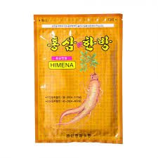 Himena Ginseng Pad Пластырь для тела от боли в суставах, 1 упаковка (20 листов)