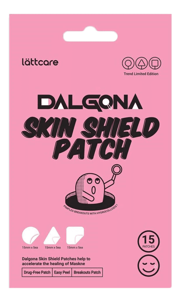 Lattcare Патчи точечные от воспалений  DALGONA Skin Shield Patch