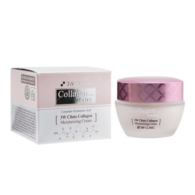 3W Clinic Крем для лица увлажняющий с коллагеном 3W Clinic Collagen Extra Moisturizing Cream