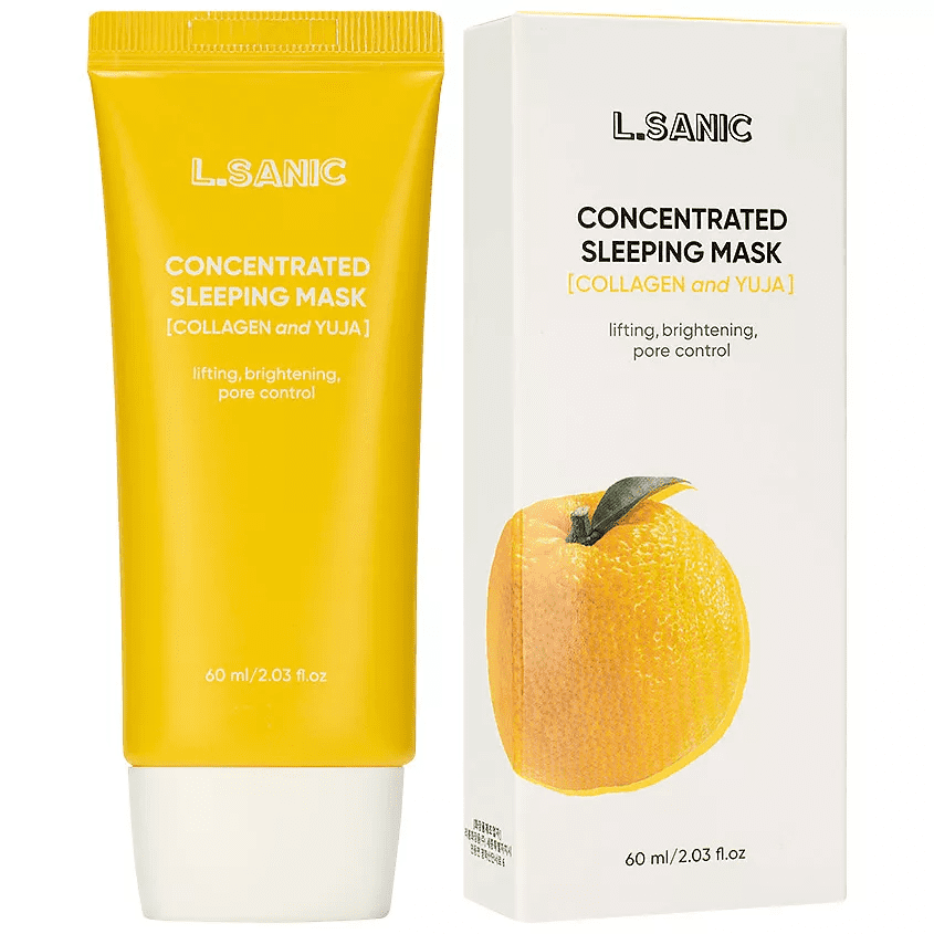 L.Sanic Ночная маска с коллагеном и юдзу Collagen & Yuja Concentrated Sleeping Mask