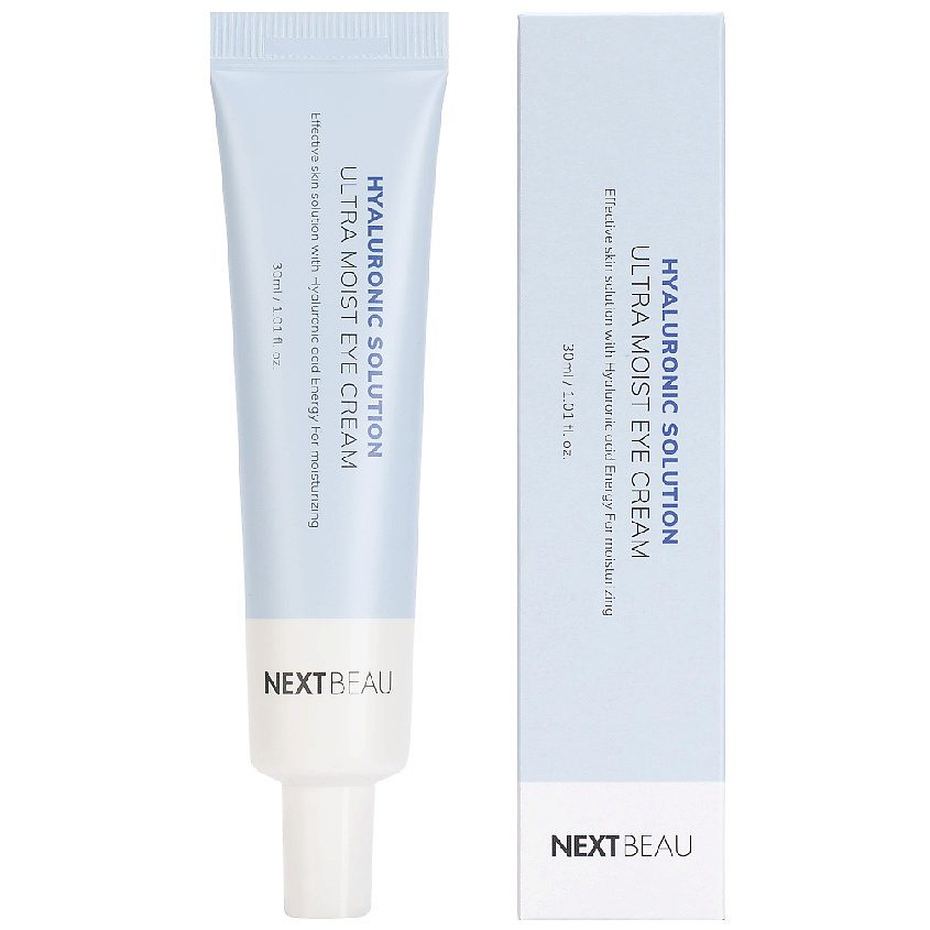 NEXTBEAU Увлажняющий крем для кожи вокруг глаз с гиалуроно/Hyaluronic Solution Ultra Moist Eye Cream