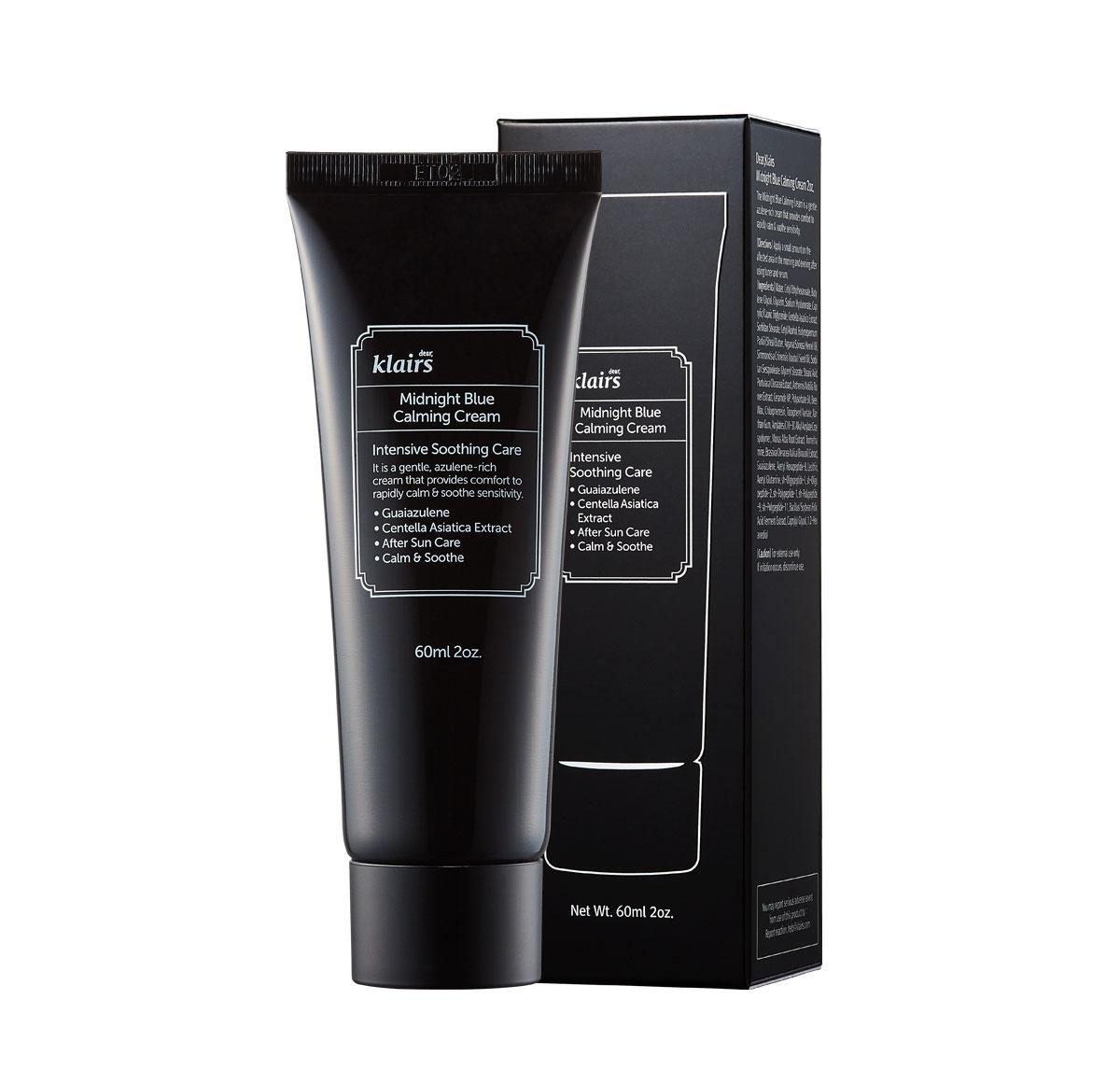 Dear, Klairs Крем для лица ночной успокаивающий Midnight Blue Calming Cream 60 мл