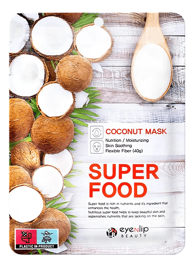 EYENLIP SUPER FOOD Маска для лица тканевая Super Food Mask # Coconut EYENLIP SUPER FOOD Маска для лица тканевая Super Food Mask # Coconut