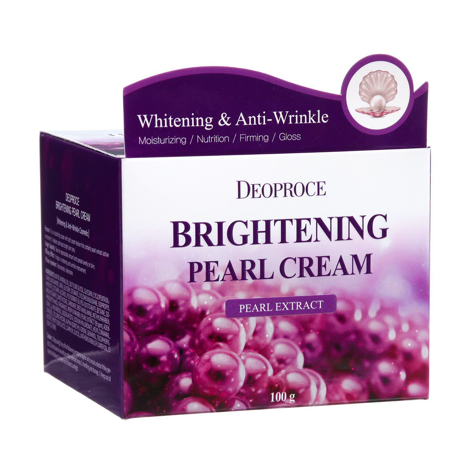 Deoproce Питательный крем для лица с экстрактом жемчуга Brightening Pearl Cream