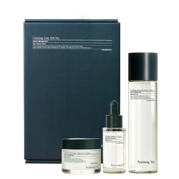 Pyunkang Yul Набор средств успокаивающий/Calming Line Gift Set (Toner 150ml+Serum 30ml+Cream 50мл)