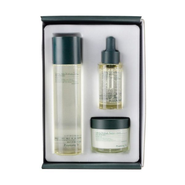 Pyunkang Yul Набор средств успокаивающий/Calming Line Gift Set (Toner 150ml+Serum 30ml+Cream 50мл)