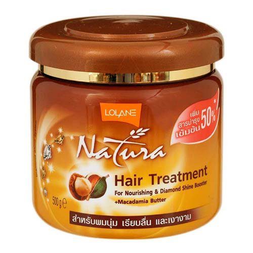 LOLANE Маска/лечения волос МАСЛО ОРЕХА МАКАДАМИИ Natura Hair Treatment Macadamia Butter+Biotin 500мл