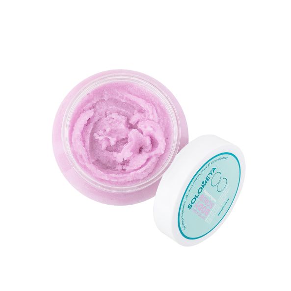 SOLOMEYA Скраб для тела солевой ВАНИЛЬНЫЙ ПУДДИНГ Unicorn Salt Body Scrub Vanilla Pudding, 320 гр