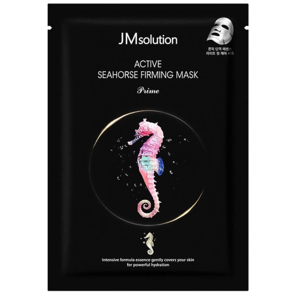 JM SOLUTION ACTIVE SEAHORSE FIRMING MASK PRIME Укрепляющая маска экстракт морского конька 30ml*1шт