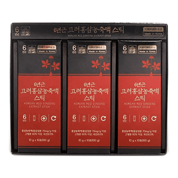 Jungwonsam 6 Years Red Ginseng Extract Stick Стик с экстрактом красного женшеня 6-летней выдержки, 1