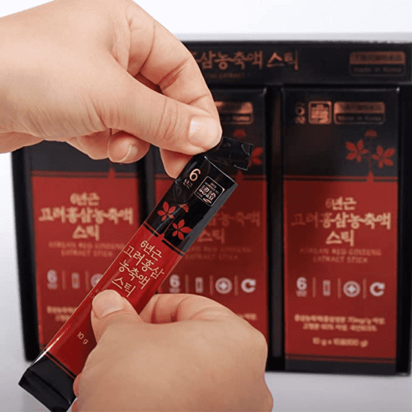 Jungwonsam 6 Years Red Ginseng Extract Stick Стик с экстрактом красного женшеня 6-летней выдержки, 1