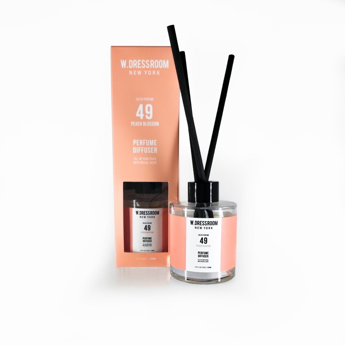 W.Dressroom New Perfume Diffuser HomeFragranceAromatherapy №49 Peach Диффузор/дома персик 120ml
