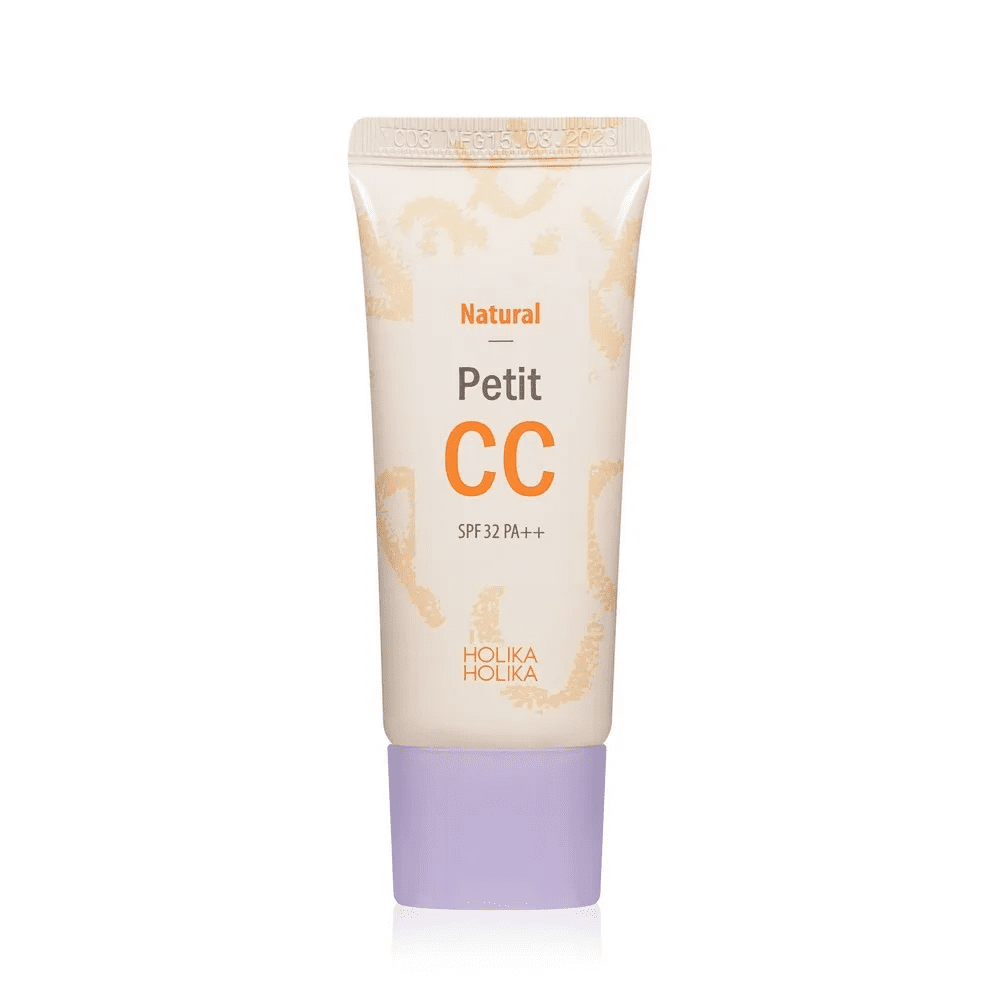 Holika Holika Lively Petit CC Cream SPF32PA++,Универсальный СС-крем для лица, розовый беж 30 мл