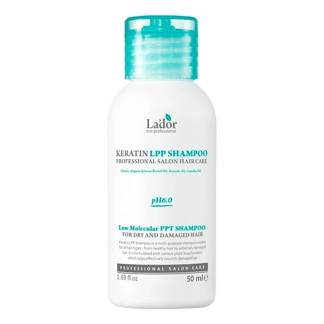 La’dor Бессульфатный протеиновый шампунь Keratin LPP Shampoo 50 мл La'dor Бессульфатный протеиновый шампунь Keratin LPP Shampoo 50 мл