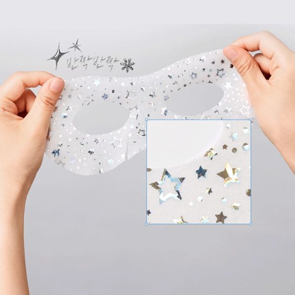 THE SAEM Набор масок для кожи вокруг глаз тканевых/Iceland Glitter Eye Goggle Mask 10гр