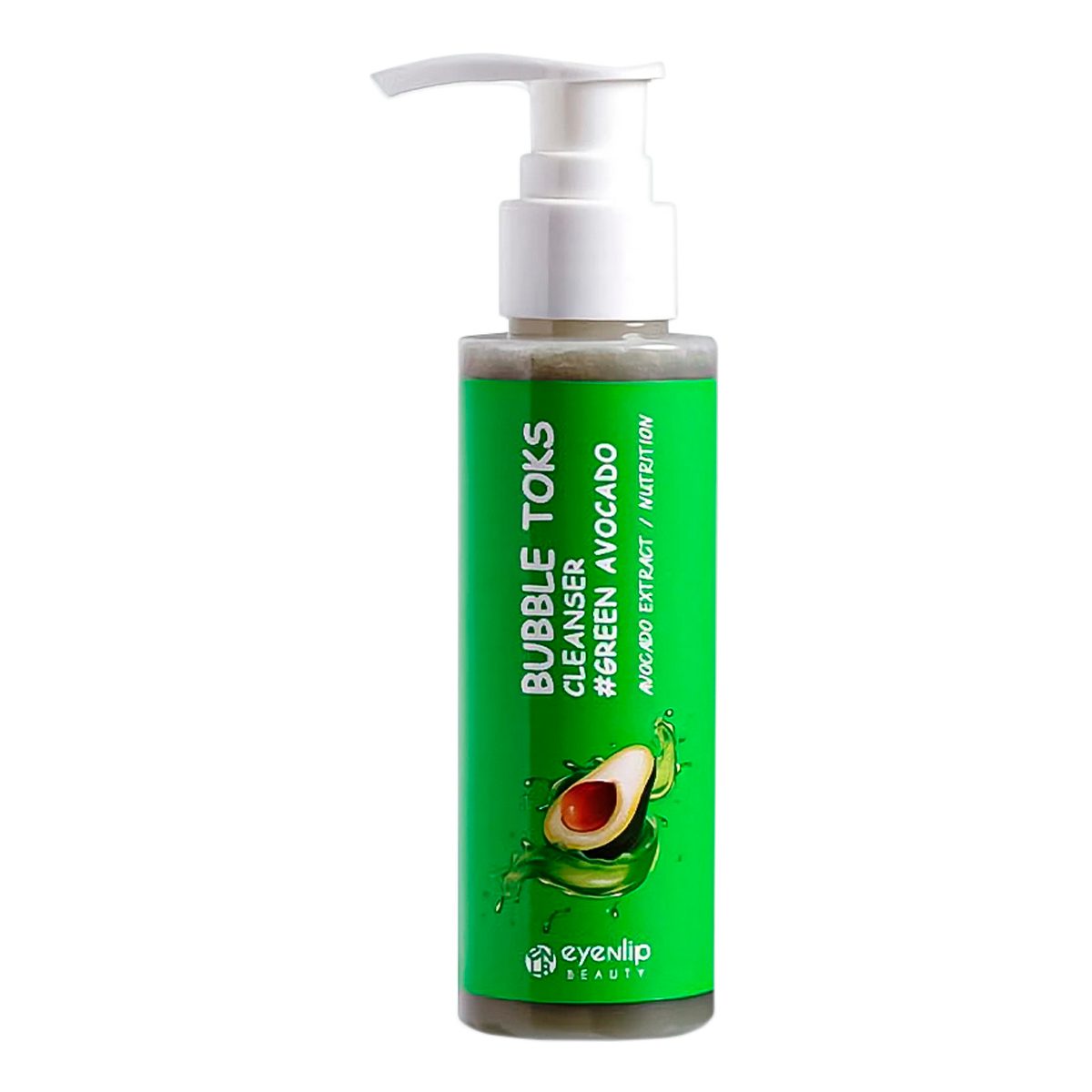 EYENLIP Avocado Пенка для лица кислородная с маслом авокадо Green Avocado Bubble Toks Cleanser 100ml