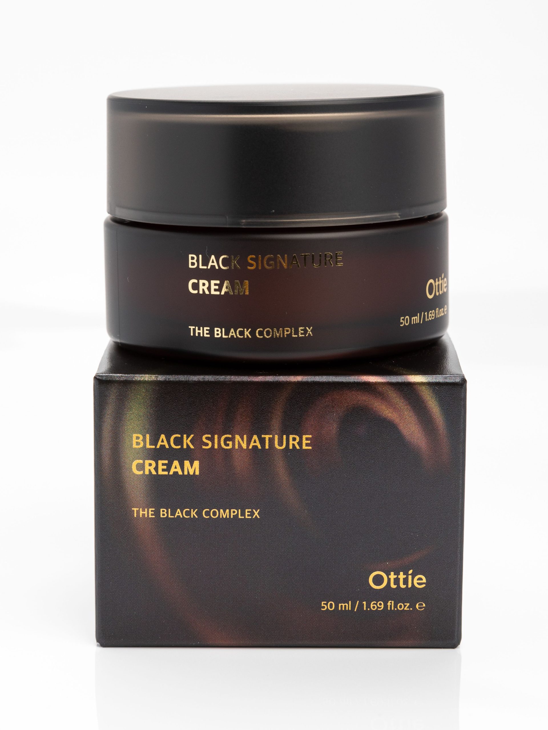 Ottie Black Signature Cream Крем для лица с комплексом пептидов и муцином улитки (50 мл)