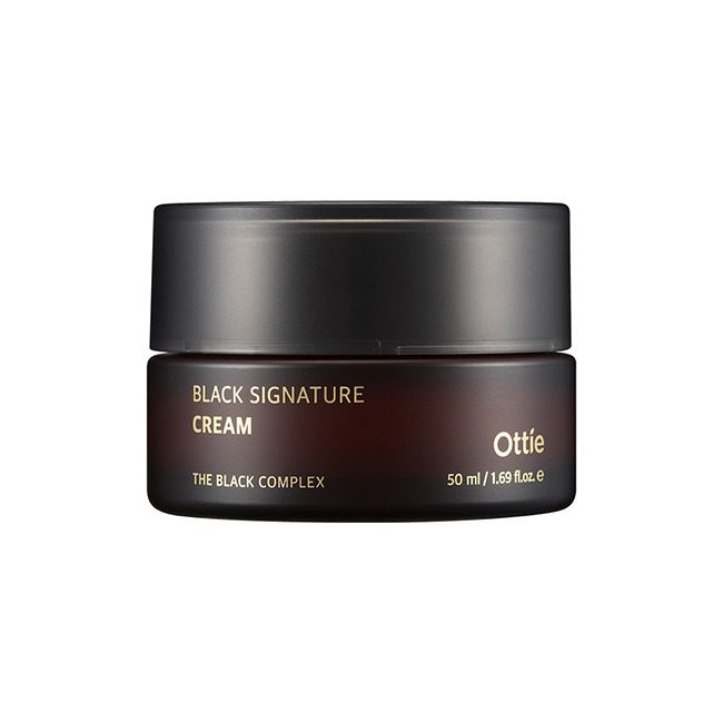 Ottie Black Signature Cream Крем для лица с комплексом пептидов и муцином улитки (50 мл)
