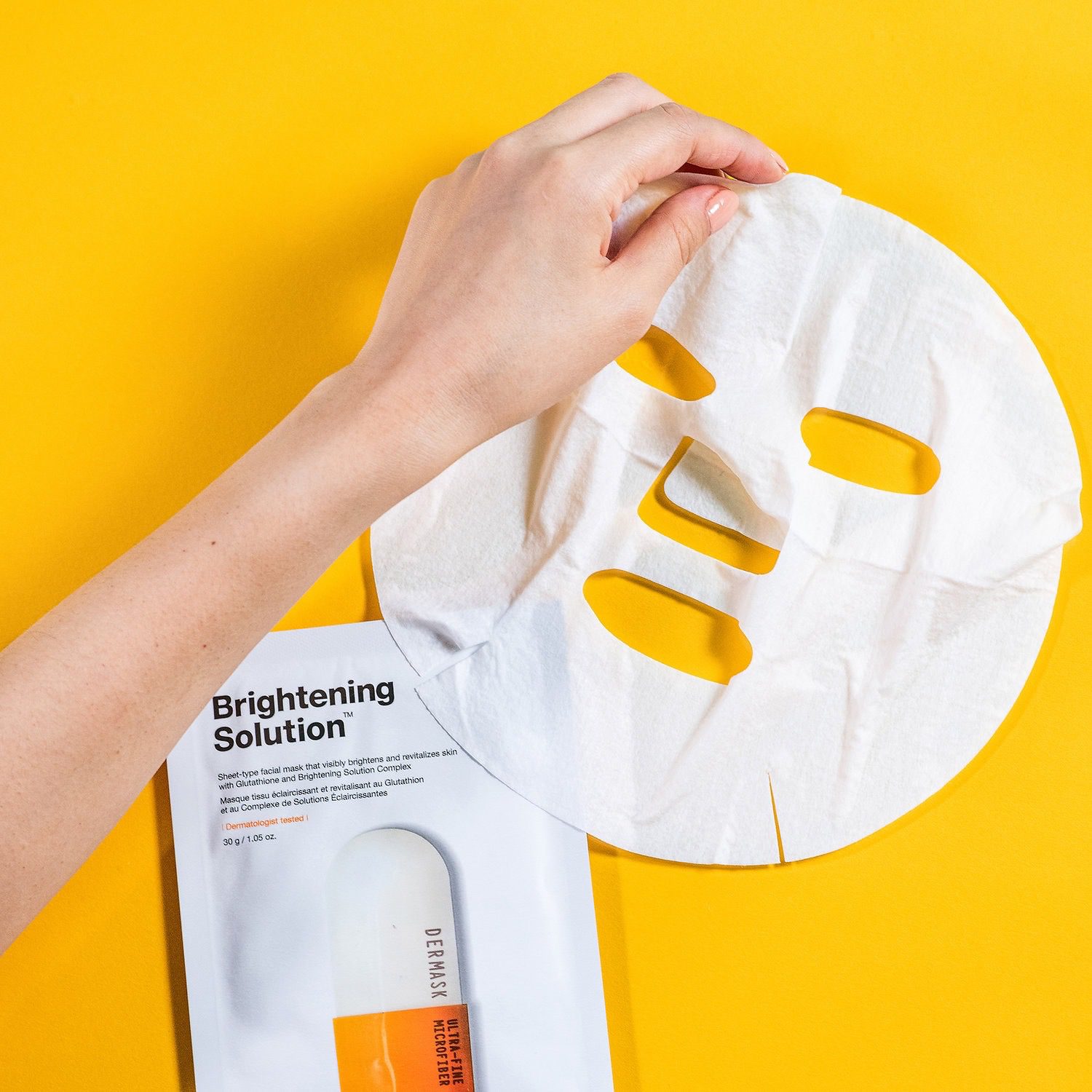 Dermask Micro Jet Brightening Solution Детокс-маска для лица 30 гр