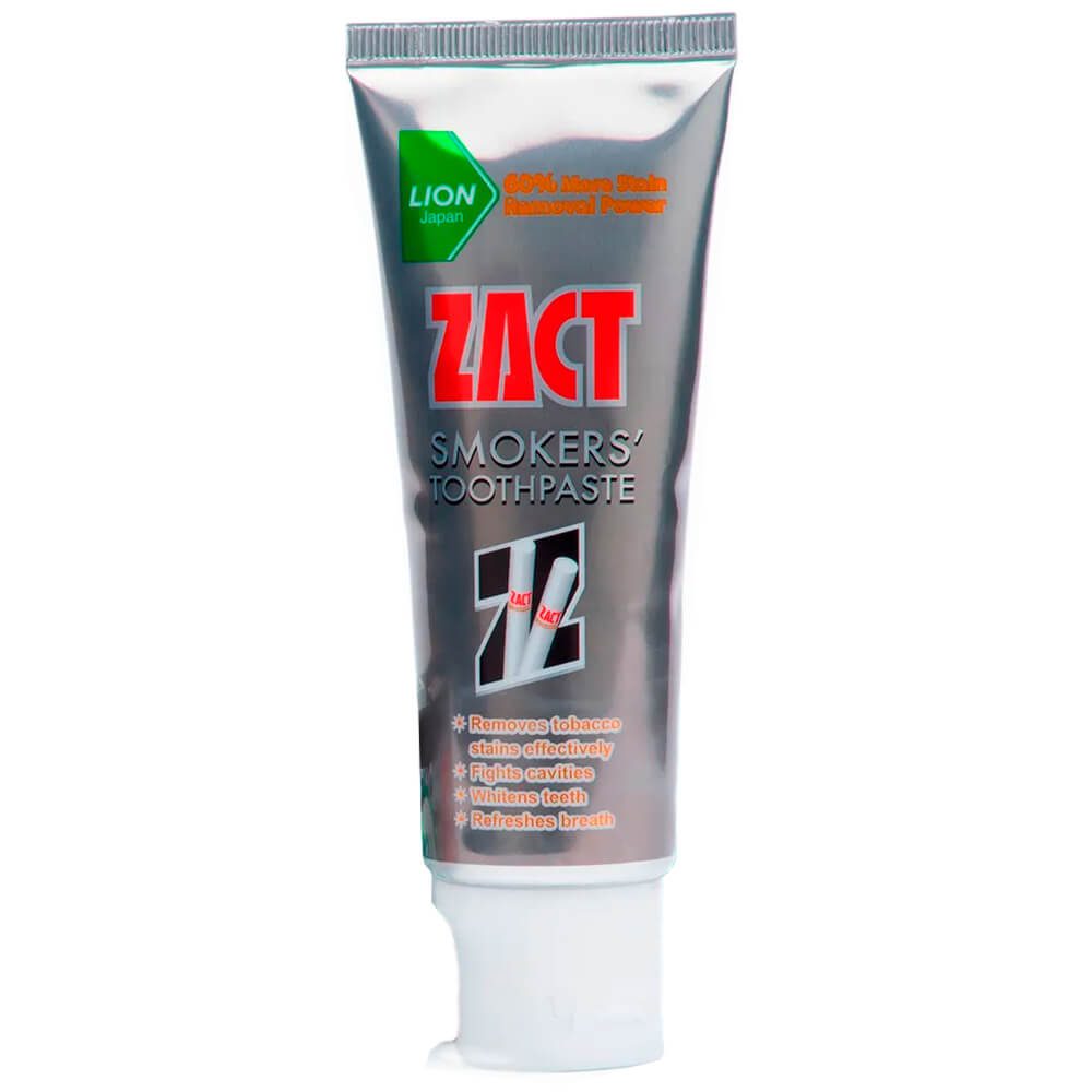 LION  Паста зубная отбеливающая - Zact, 100г