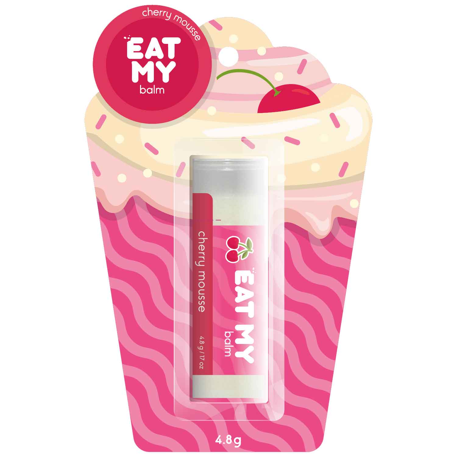 EAT MY бальзам для губ «Вишневый мусс» EAT MY бальзам для губ "Вишневый мусс"