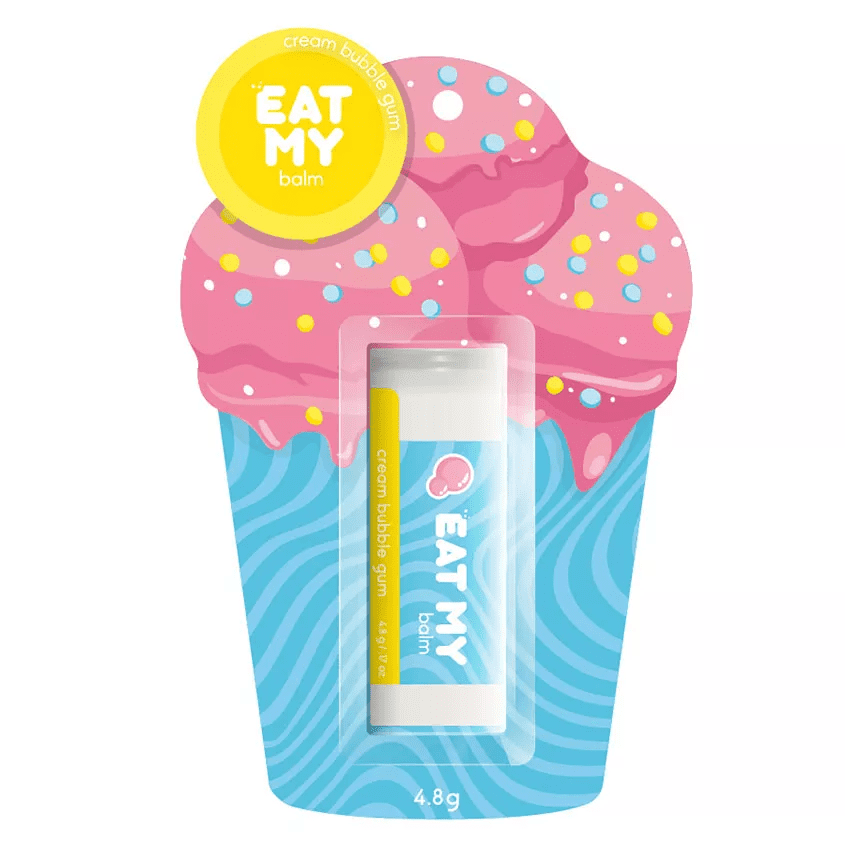 EAT MY бальзам для губ «Сливочный бабл гам» EAT MY бальзам для губ "Сливочный бабл гам"