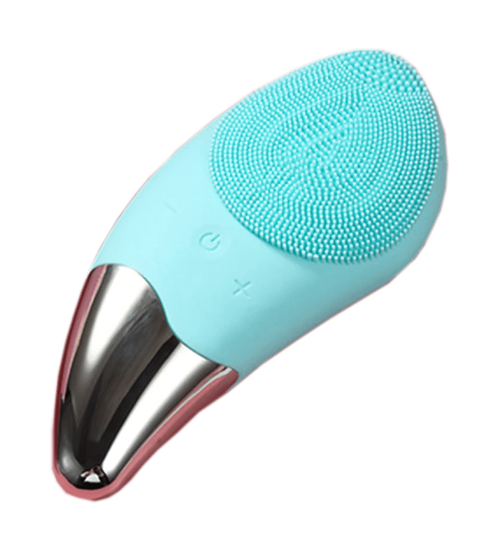 Mezonica Sonic Facial brush (Silicone Guasha) green Электрическая силиконовая ультразвуковая щетка