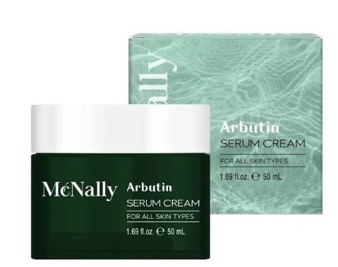 McNally Крем-сыворотка осветляющая с арбутином — Arbutin serum cream, 50мл