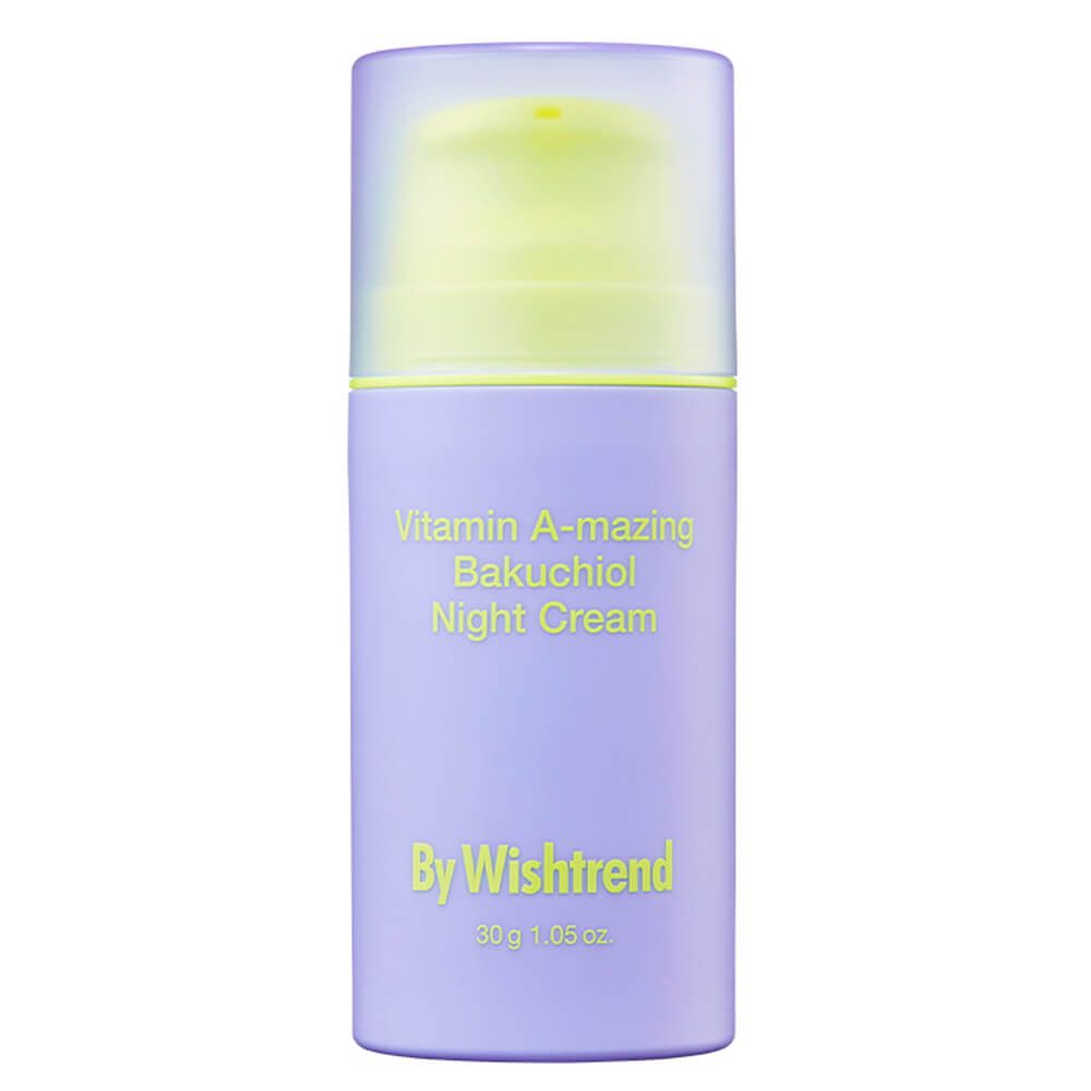 By Wishtrend Крем для лица ночной ретинол и бакучиол/Vitamin A-mazing bakuchiol night cream 30ml