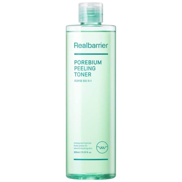 Real Barrier Энзимный пилинг-тоник для борьбы с чёрными точками/Porebium Peeling Toner 305ml