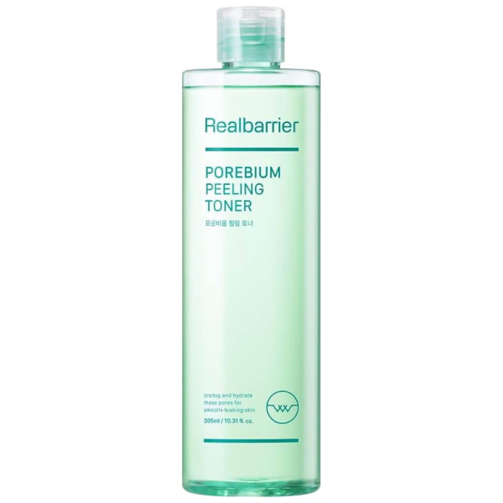 Real Barrier Энзимный пилинг-тоник для борьбы с чёрными точками/Porebium Peeling Toner 305ml