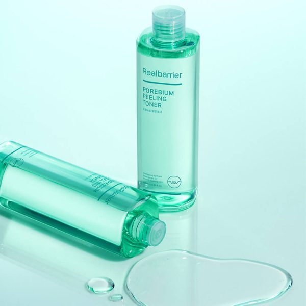 Real Barrier Энзимный пилинг-тоник для борьбы с чёрными точками/Porebium Peeling Toner 305ml