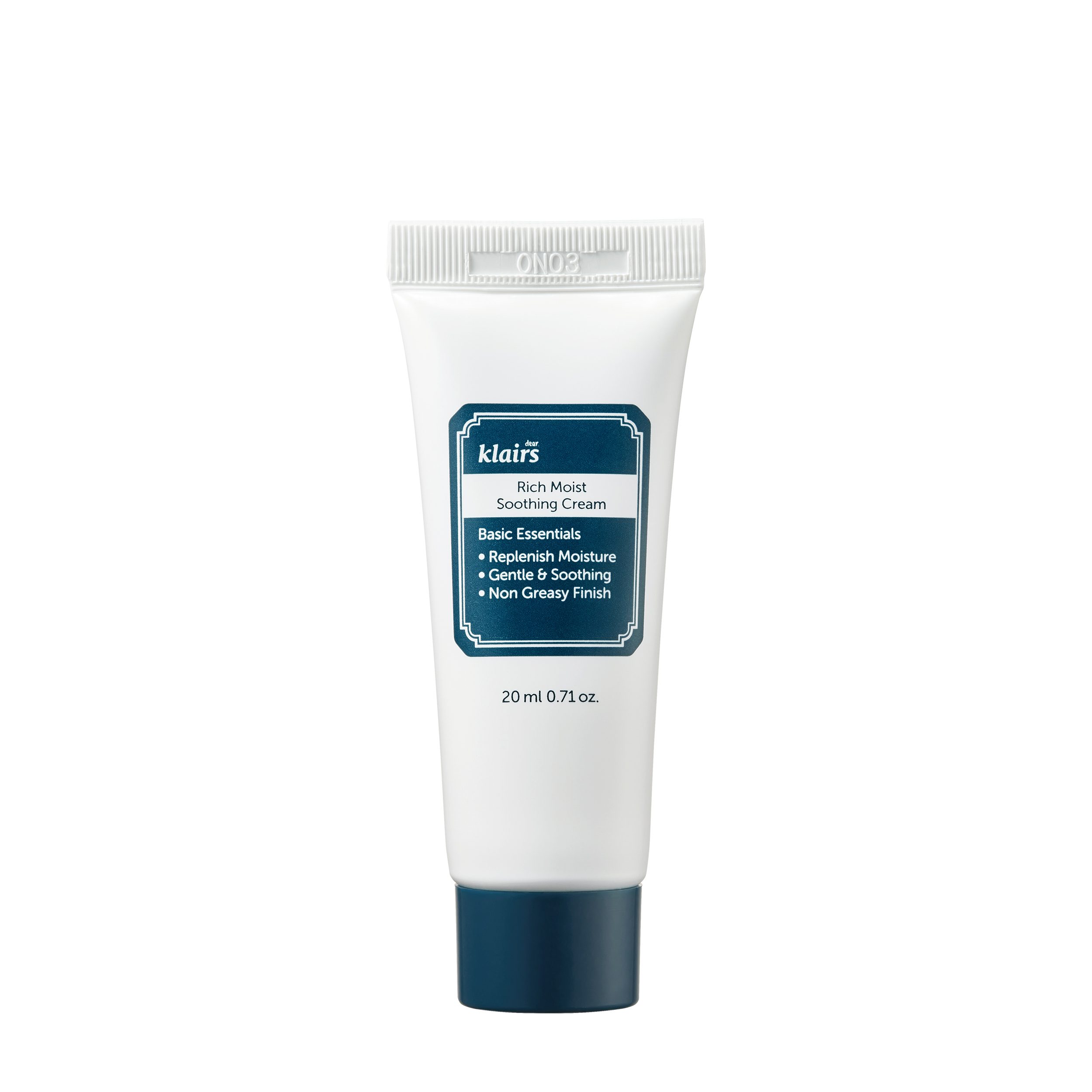Dear, Klairs Миниатюра Крем для лица увлажняющий Rich Moist Soothing Cream 20 мл