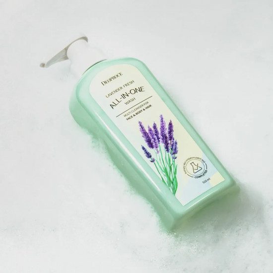 DEOPROCE LAVENDER FRESH ALL IN ONE WASH Гель для душа с лавандой 510 ml