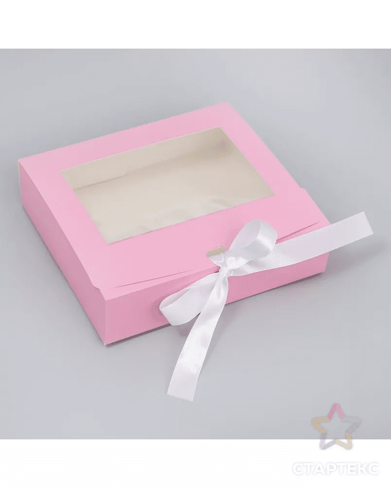 Коробка складная Розовая вата 20 х 18 х 5 см
