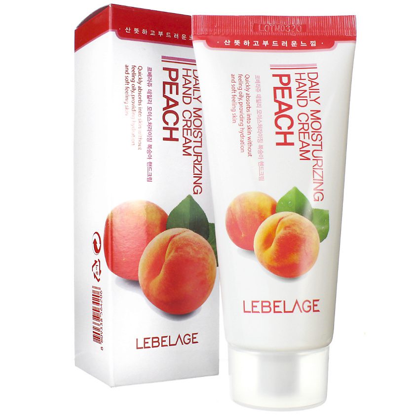 LEBELAGE DAILY MOISTURIZING PEACH HAND CREAM Крем для рук с экстрактом персика