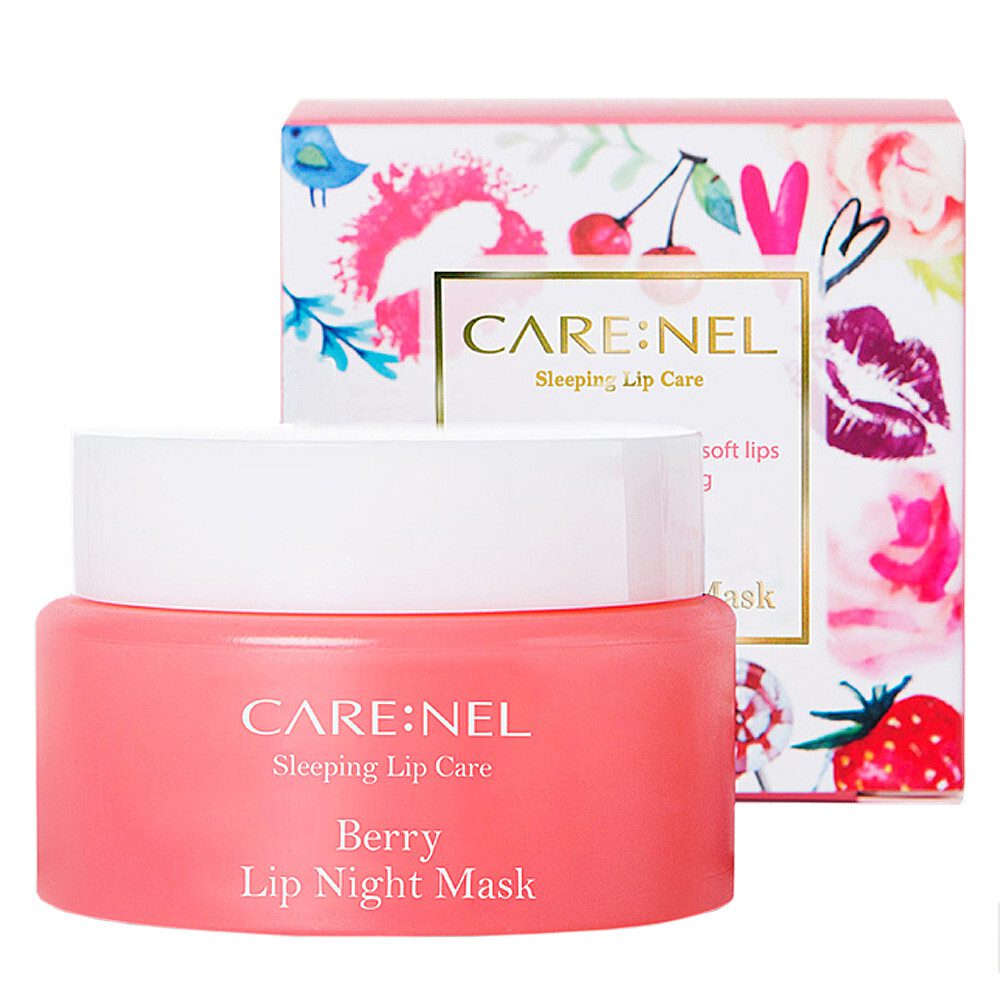 Care:Nel Berry Lip Night Mask Маска для губ ночная с ароматом ягод 23g