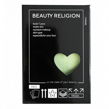 BEAUTY RELIGION Салфетки для лица Матирующие Blotters Sheet 100 шт BEAUTY RELIGION Салфетки для лица Матирующие Blotters Sheet 100 шт