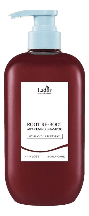 LA’DOR ROOT RE-BOOT AWAKENING SHAMPOO Шампунь против выпадения волос красн женьшень, пив дрожжи800ML
