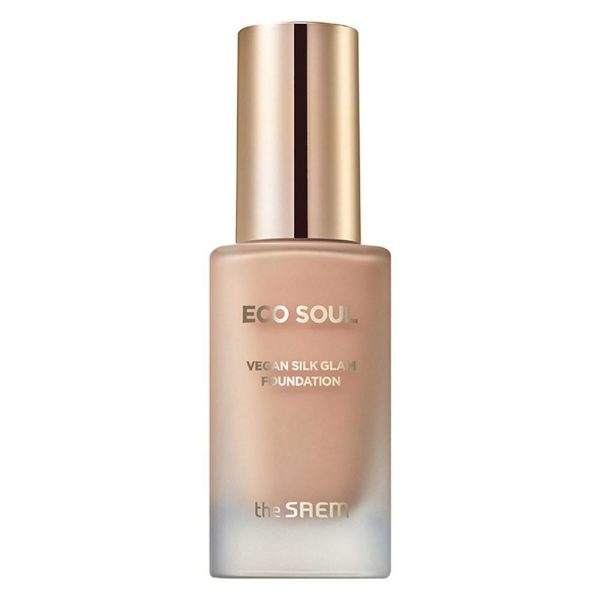 THE SAEM Основа для лица тональная/Eco Soul Vegan Silk Glam Foundation 23 natural beige 30ml