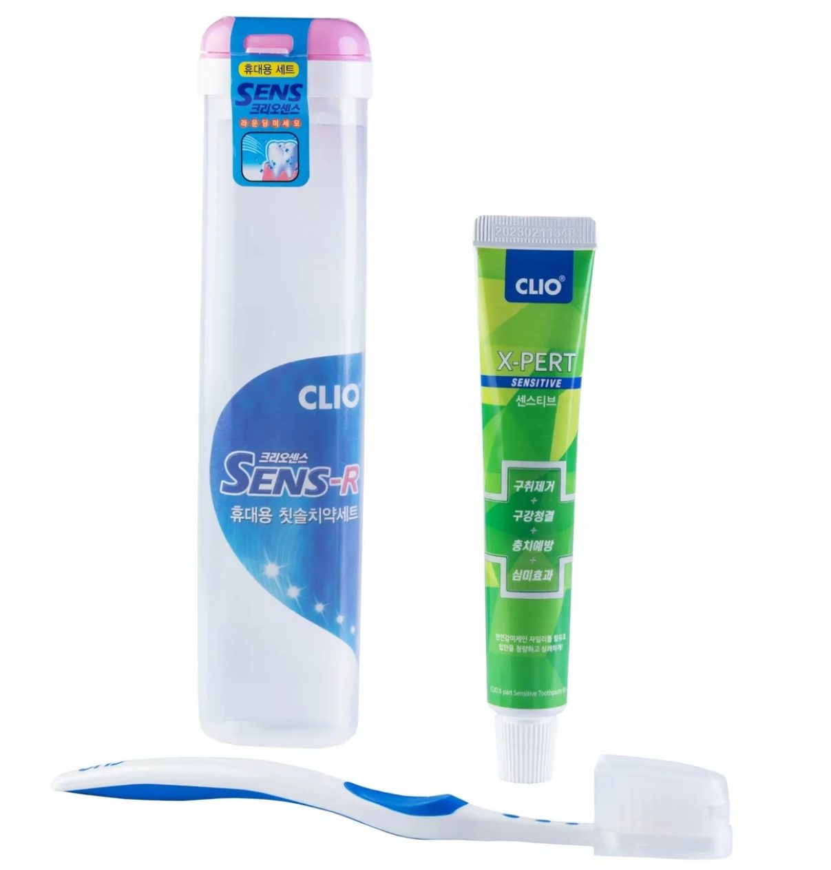 CLIO Набор зубная паста + щетка Sens R + X-pert Toothpaste 1шт + 1шт