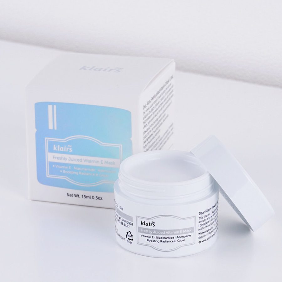 Dear, Klairs Миниатюра Витаминная маска для сияния кожи Freshly juiced vitamin e mask 15 мл