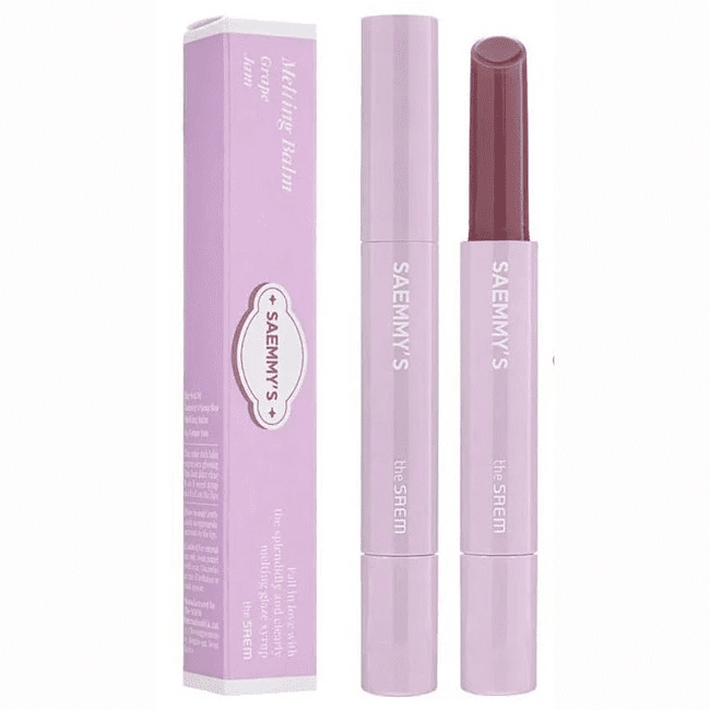 THE SAEM Бальзам для губ Saemmy's Syrup Shot Melting Balm 04 Grape Jam